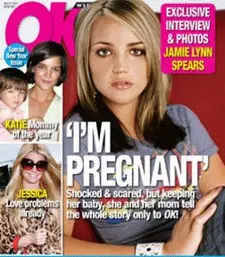ג'ימי מצהירה על ההריון בשער ה-OK! מגזין