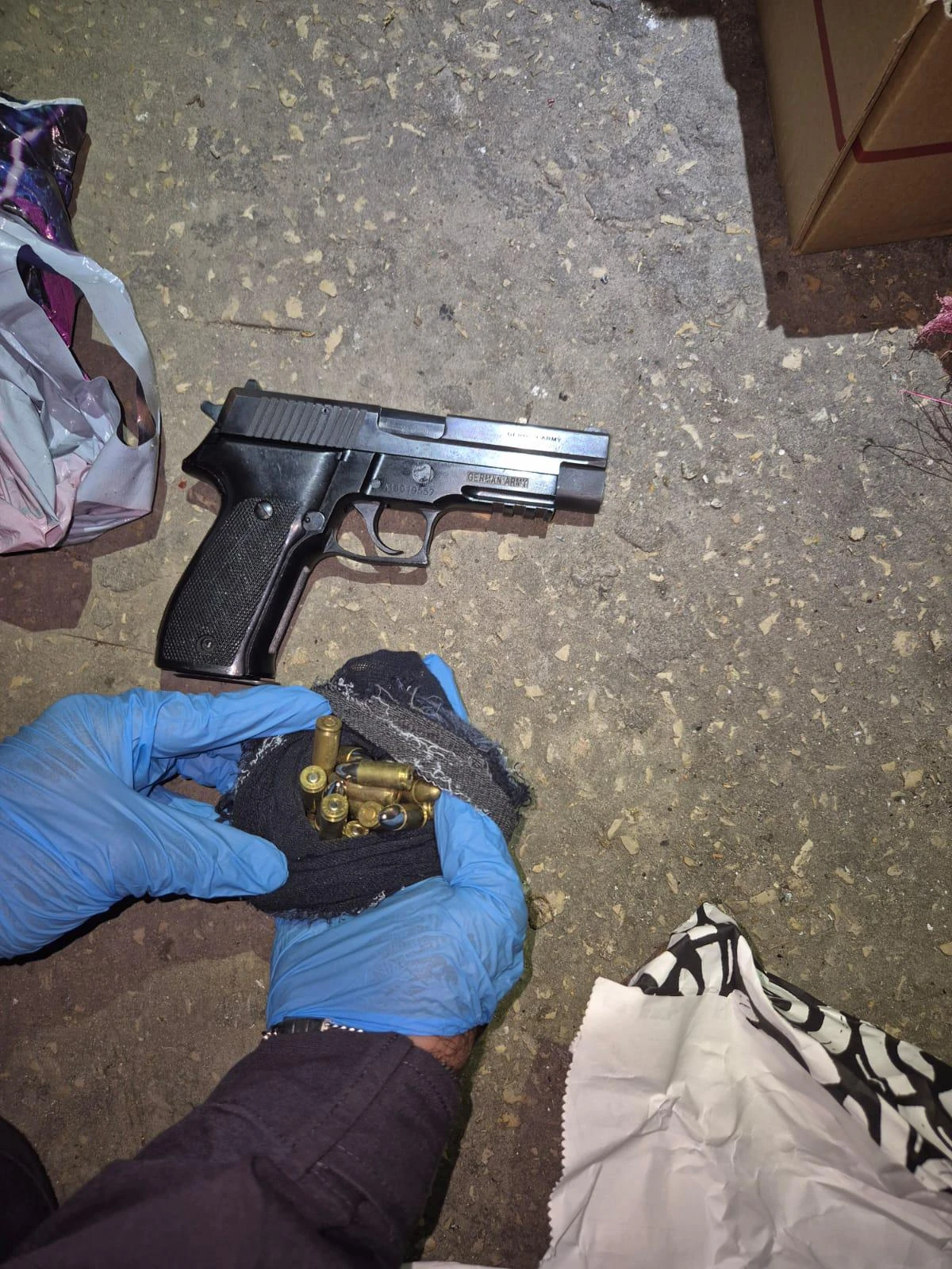 האקדח ששימש על פי החשד לרצח הכפול ברהט