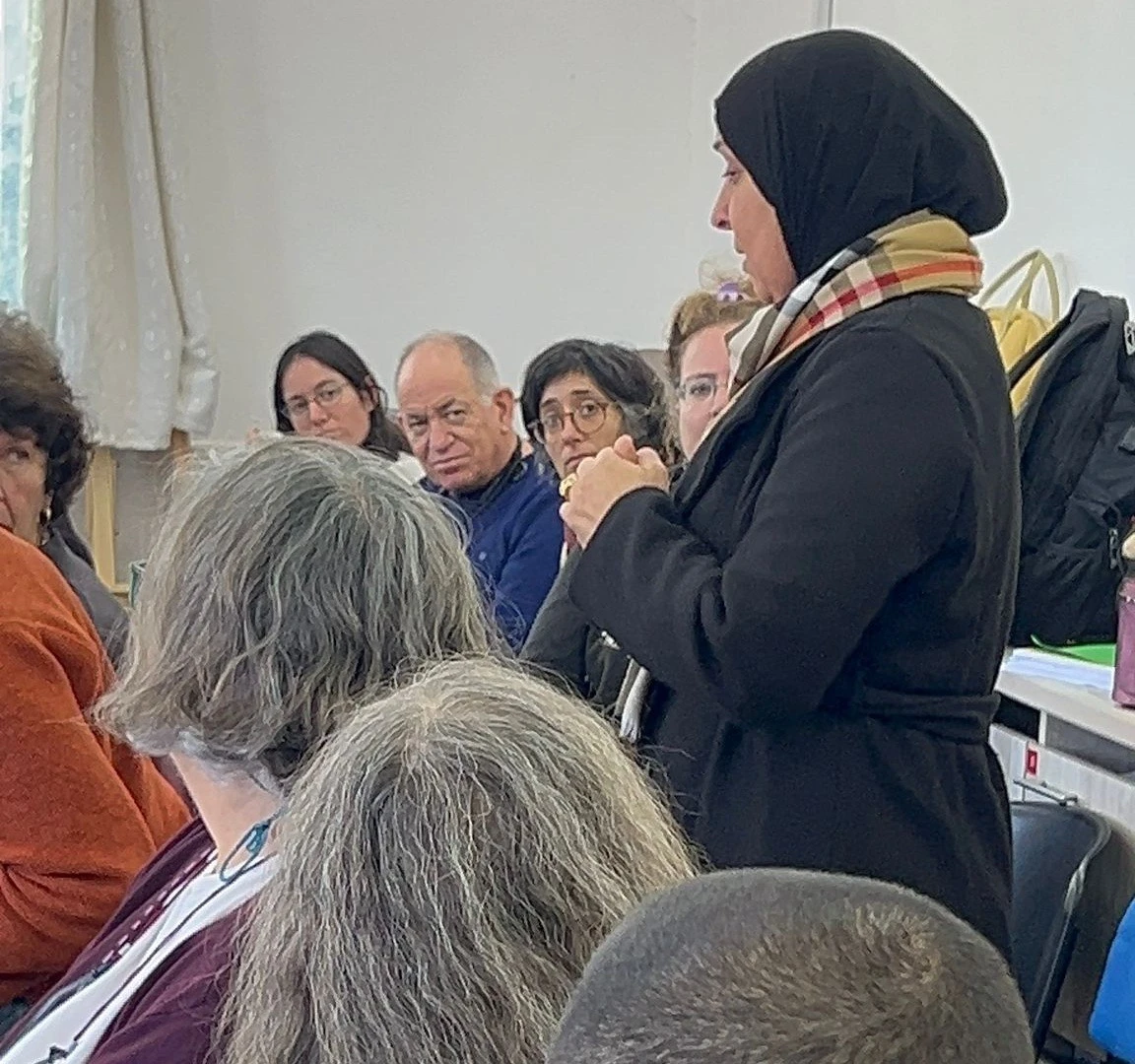 ביקור אנשי אוניברסיטת בן גוריון בתראבין