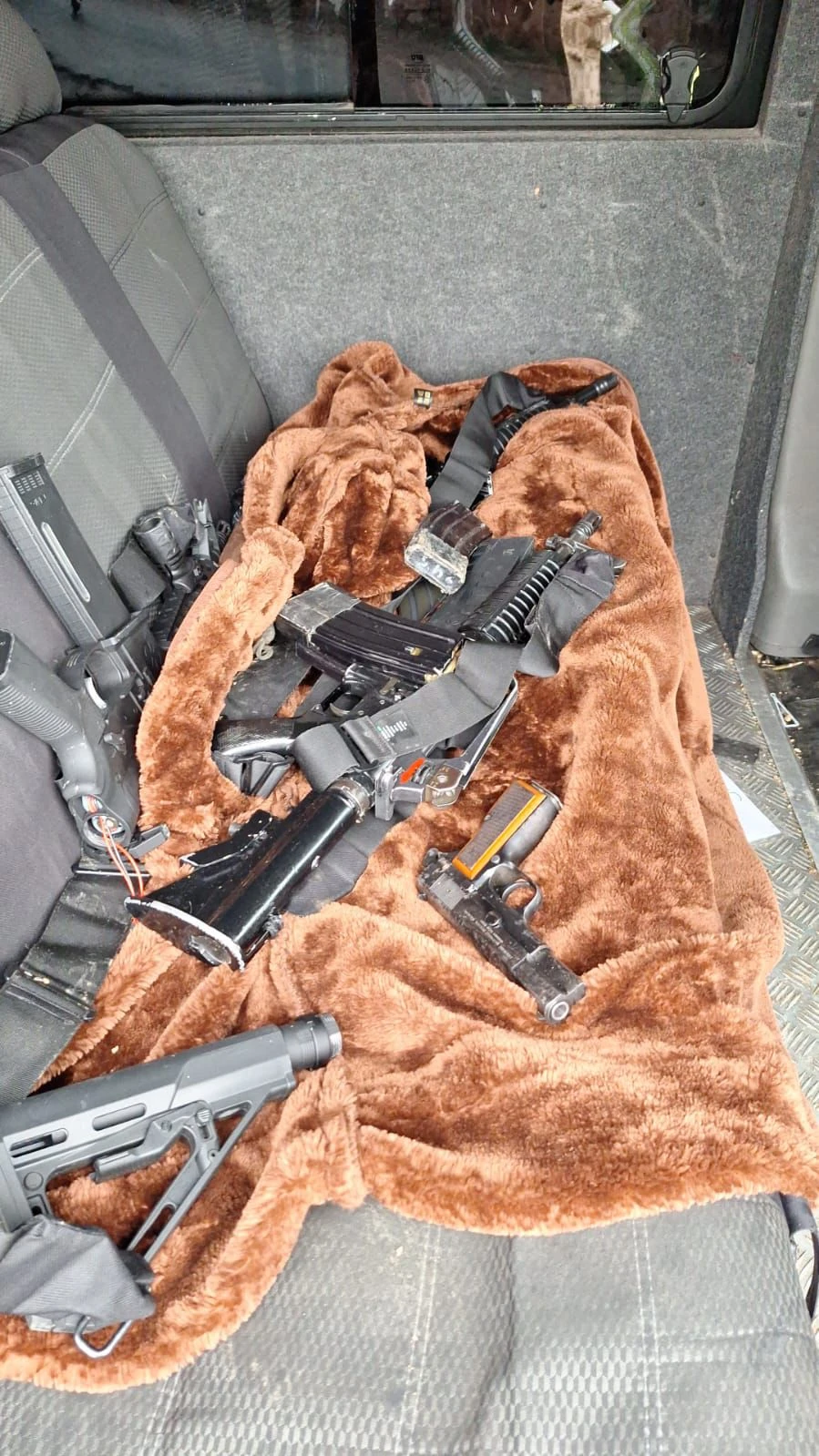 כלי הנשק שנתפסו