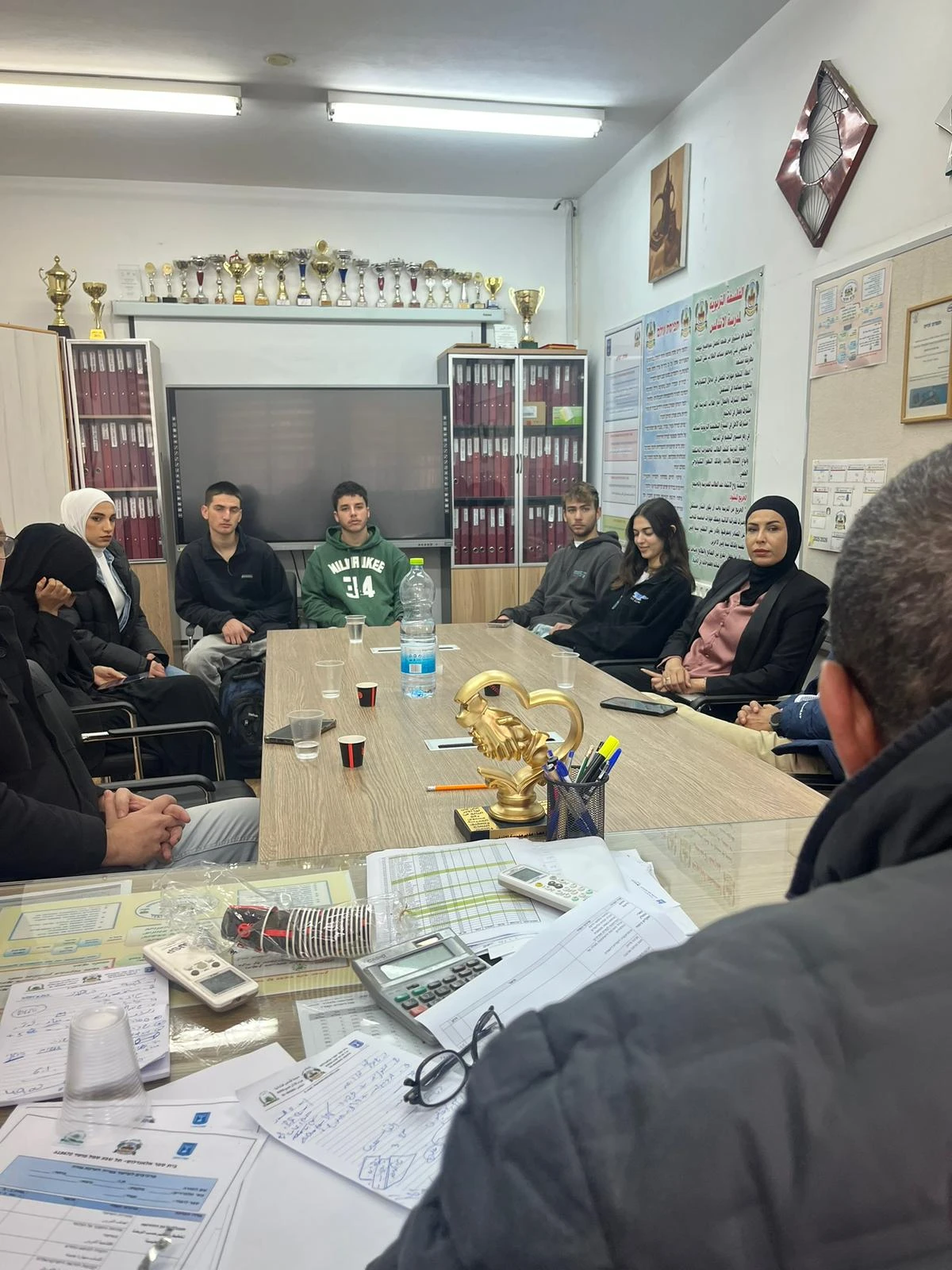 מתנדבי בודור בביה"ס אל-אנדלוס