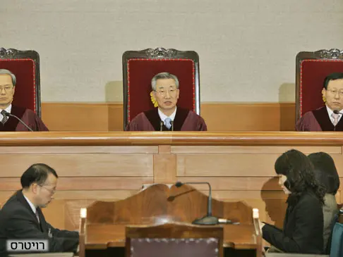 בית המשפט בדרום קוריאה החליט על הקמת ועדת חקירה שתבדוק את פרשיות השחיתות נגד הנשיא הנבחר לי מיונג-בק