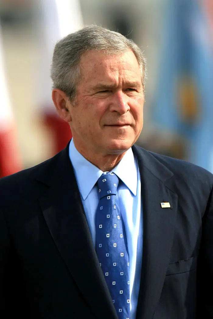 ינאם במליאת הכנסת. ג'ורג' בוש