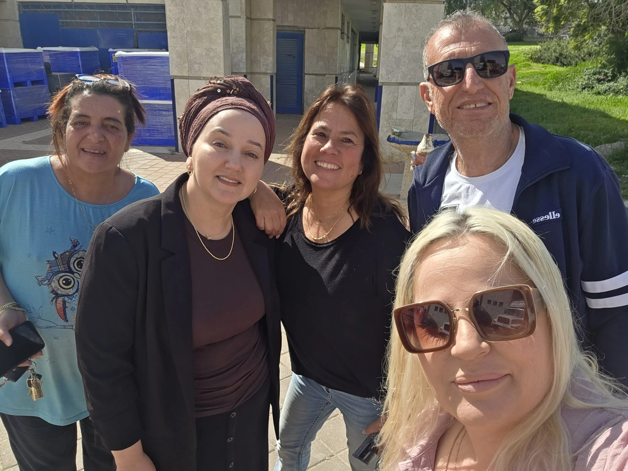 מורי בית הספר מקיף רבין שהשתתפו ביוזמה