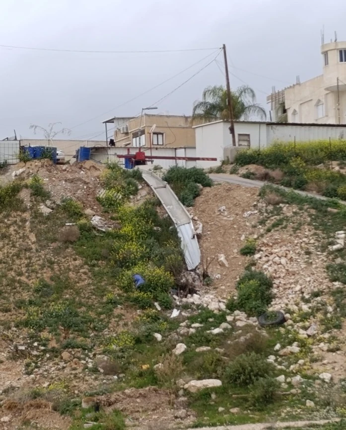 זיהום נחל גרר ברהט