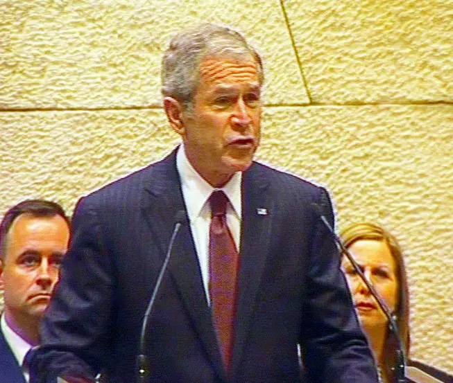 טיבי: "בוש לא ראוי לתואר 'הנביא החדש של ישראל כמו שהוא מצטייר כאן"