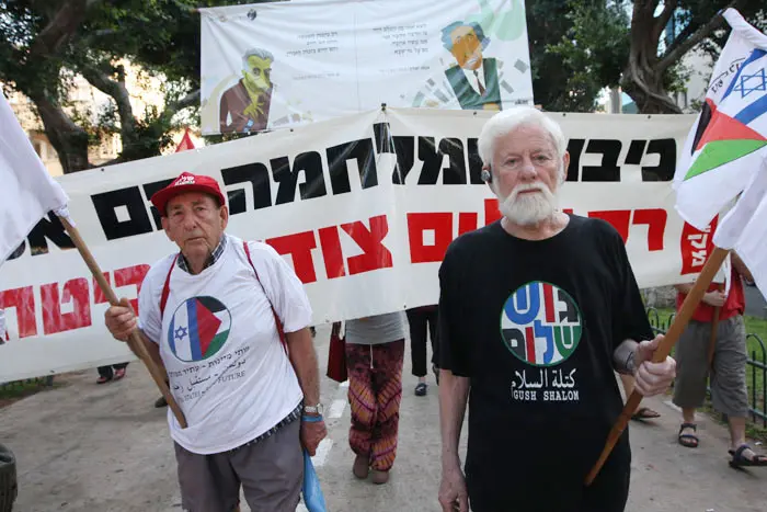ברך את ממשלת ישראל והתקשורת. אבנרי בהפגנה לציון 41 שנות כיבוש