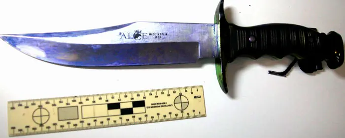 הסכין ששימשה לרצח