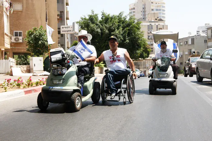 מחאת הנכים בירושלים נמשכת כבר 60 יום