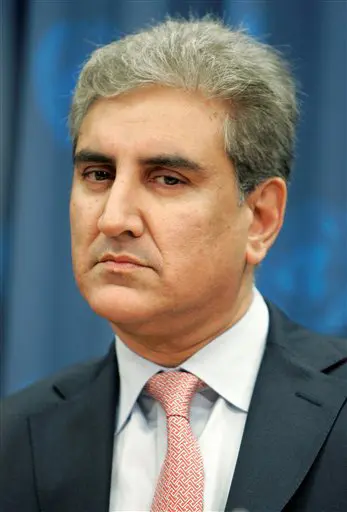 שר החוץ של פקיסטן שאה מחמוד קורשי