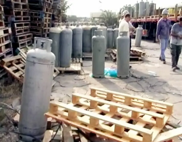 רוב המיכלים נגנבו ככל הנראה מארבע חברות הגז הגדולות. המיכלים שנתפסו