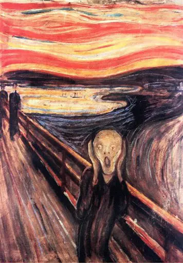 הציור המפורסם ביותר של מונק "הצעקה"
