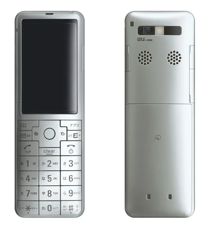 טלפון נייד מדגם Infobar2 - auKDDI בעיצוב נאוטו פוקסוואה