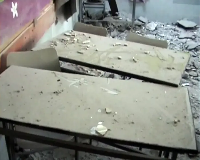 בית ספר שספג פגיעה ישירה בבאר שבע