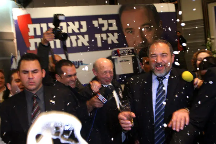 מטה ליברמן בערב הבחירות