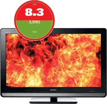 סוני Bravia KDL-32S4000. איכות תמונה מצוינת, איכות שמע בינונית פלוס