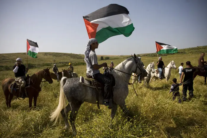 אלפי בני אדם השתתפו כמדי שנה ב"תהלוכת השיבה" שהתקיימה השנה על חורבות הכפר הערבי אל-כפרין בסמוך לאום אל-פחם