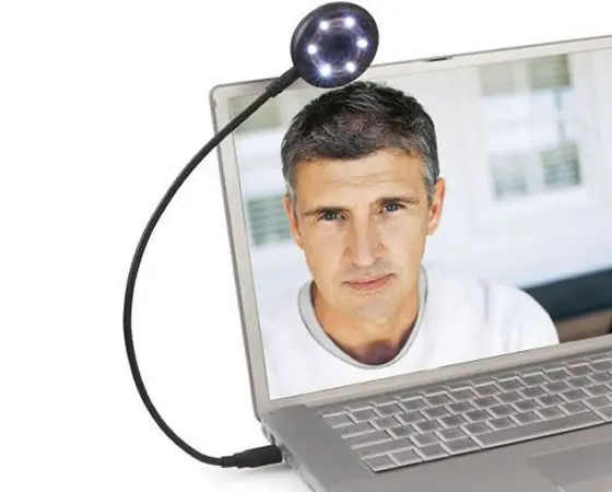 The Self Illuminating Web Camera