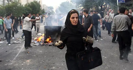 הנשים הם גורם מוביל במחאה באירן