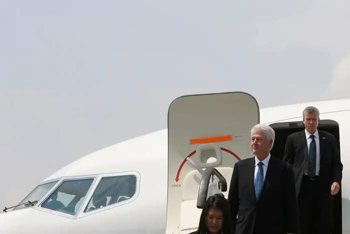 הנשיא האחרון שנסע במטוס. ביל קלינטון