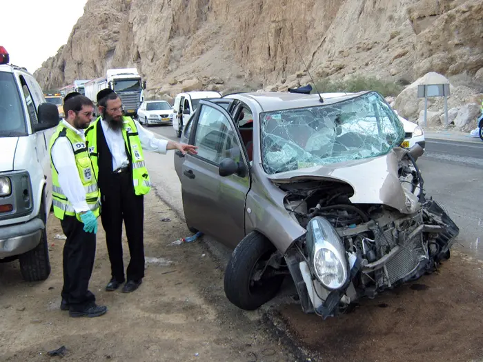 התאונה הקטלנית בכביש 90 סמוך לקיבוץ קליה. מתחילת השנה - 219 בני אדם נספו בכבישים