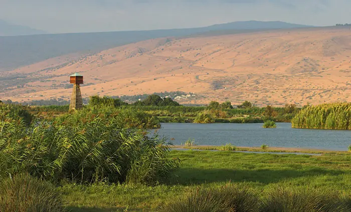 שביל הליכה המתאים גם לעגלות נכים, סככת מסתור ומגדל מעניקים עמדות תצפית אידיאליות על העופות