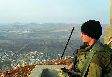 חייל בשמירה. למצולם אין קשר לכתבה