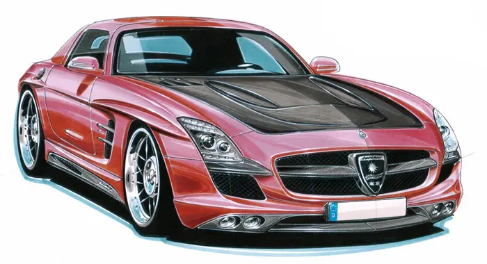 מרצדס SLS AMG לורינסר סטייל. זה?