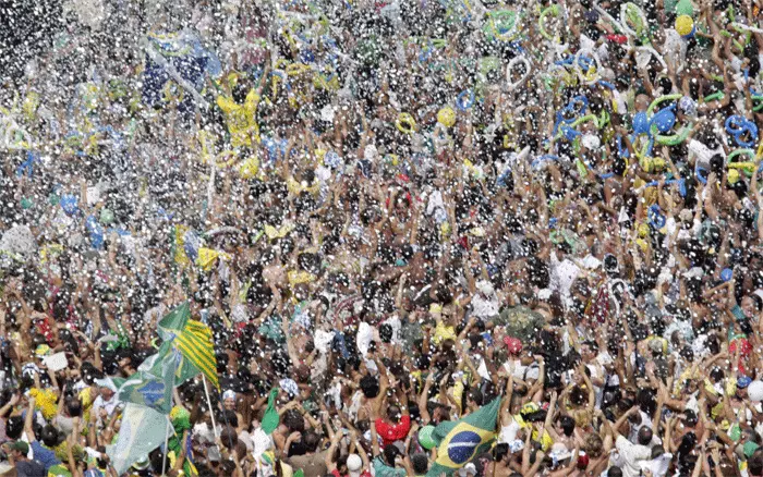 האולימפיאדה תיערך בריו ב-2016. הברזילאים חוגגים אחרי ההודעה
