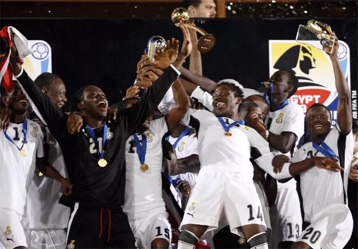 גאנה סחפה את היבשת לחגיגה אחת גדולה. השחקנים הצעירים זוכים בגביע העולם