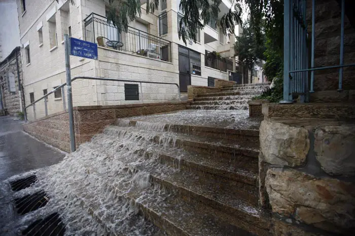 הגשם שטף את ירושלים