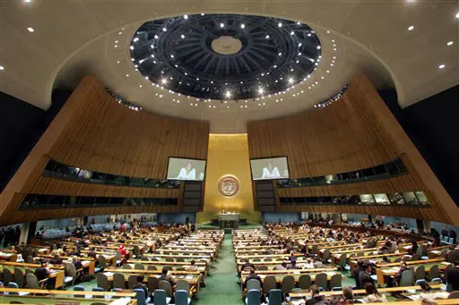 גינתה את סוריה, שוב. העצרת הכללית של האו"ם