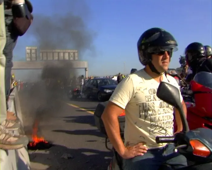 אלפי אופנוענים חסמו כבישים ברחבי הארץ
