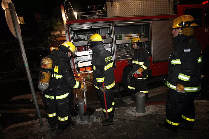 "השריפה פרצה בבניין מרובה דירות"