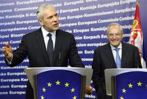 רוצה להיות חבר באיחוד האירופי, נשיא סרביה בוריס טאדיץ'