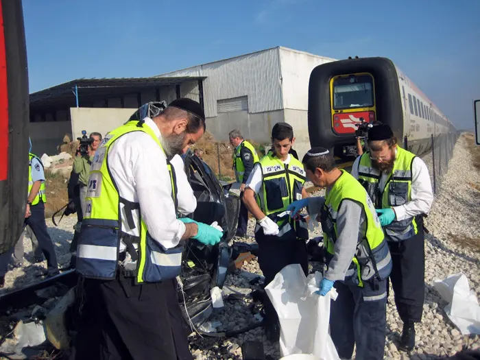 תאונה קטלנית הבוקר בין רכב פרטי לרכבת סמוך לקרית גת במקום הרוג