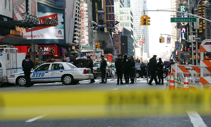 כוחות משטרה רבים נפרשו בניו יורק וושינגטון