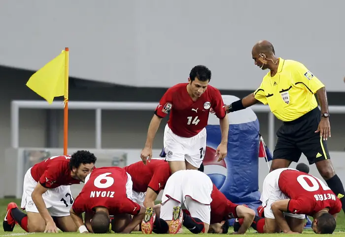 האם הם בדרך לזכייה נוספת? שחקני נבחרת מצרים חוגגים