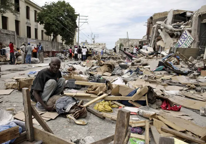 הריסות לאחר רעידת האדמה בהאיטי
