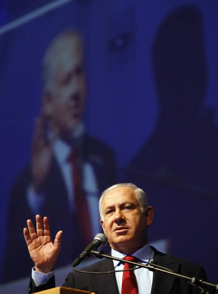 "הדמוקרטיה - אפשרות הטובה מבין האופציות הגרועות". נתניהו