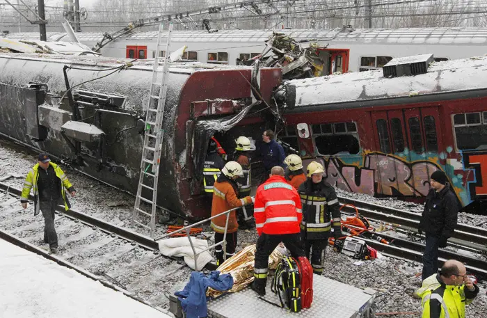 תאונת רכבות בבלגיה
