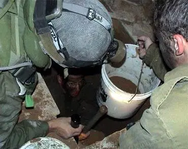 מנהרה שנחשפה על ידי חיילי צה"ל