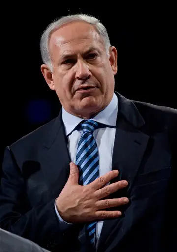 ראש הממשלה בנימין נתניהו נואם מול שדולת איפא"ק בוושינגטון