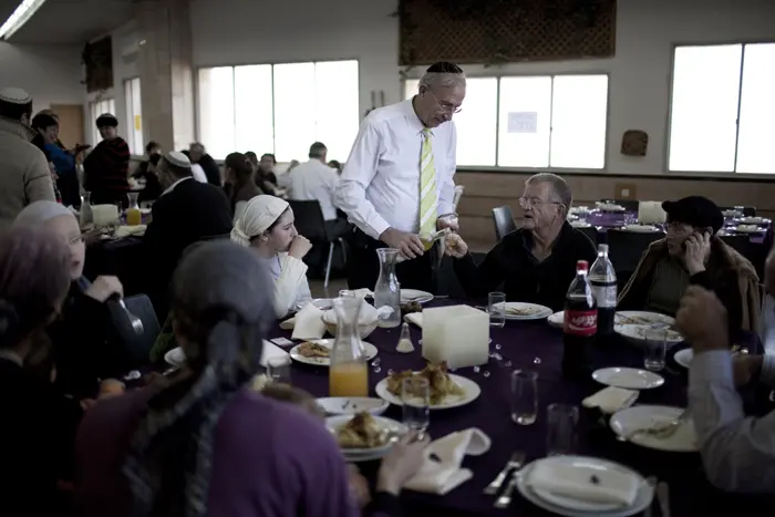 סעודת ברית מילה ביישוב שילה שבשומרון