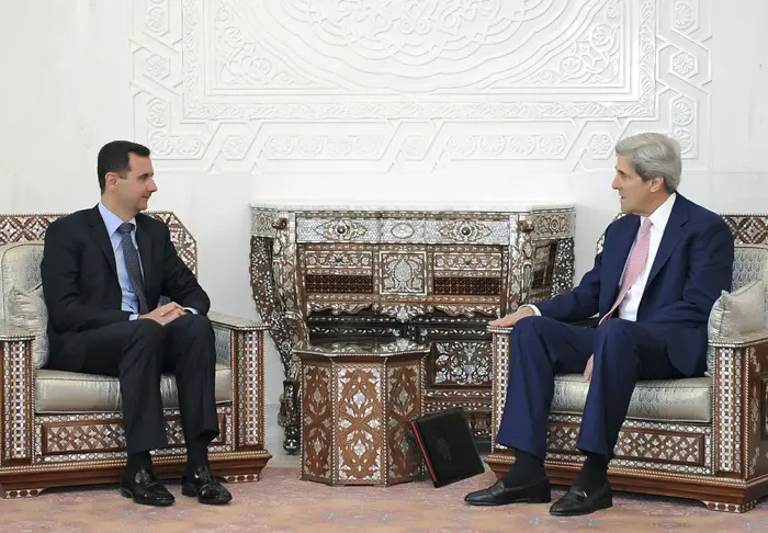 השגריר האמריקאי הבא בדמשק "טוב למדיניות של אובמה כלפי הממשלה הסורית". קרי ואסד