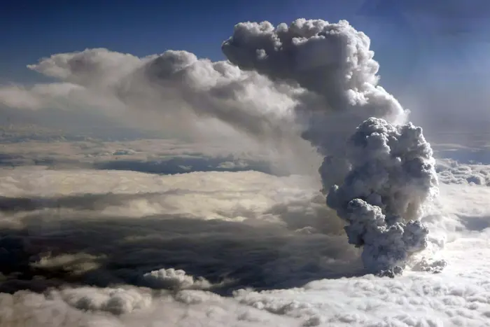 הר געש באיסלנד