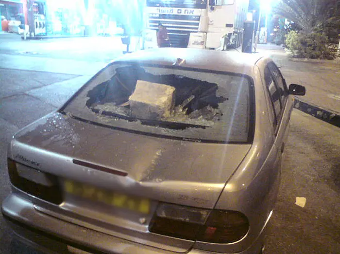 המשטרה פתחה בחקירה. מכוניתם של אוהדי מכבי חיפה