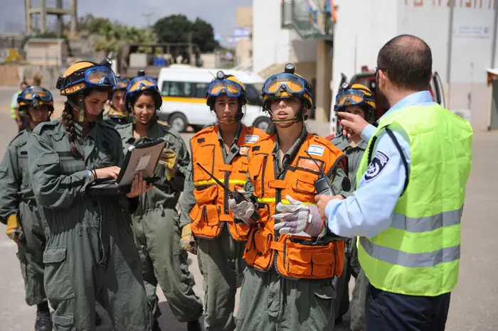 בבית החולים רמב"ם מתרגלים נפילת טילי כימי