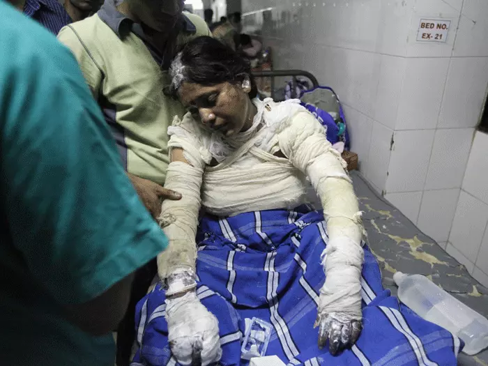150 פצועים אשפזו עצמם לבתי חולים בעיר