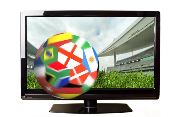מסך טלוויזיה כדורגל